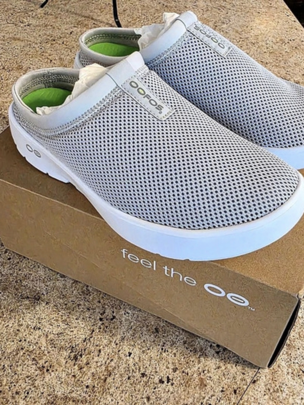 OOFOS OOcloozie Sport Mule Gray US 7 NWT